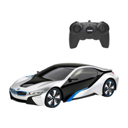 RASTAR R/C 1:24 BMW I8 nuotoliniu būdu valdomas RC automobilis (baltas)
