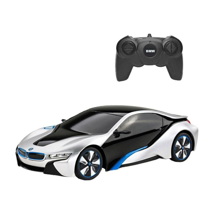RASTAR R/C 1:24 BMW I8 nuotoliniu būdu valdomas RC automobilis (baltas)