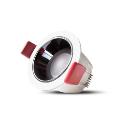 Gledopto GL-D-002P Zigbee Pro (Zigbee 3.0 + RF uztvērējs) viedais padziļināts LED lejupējais apgaismojums (300 lūmeni. IP40), ar