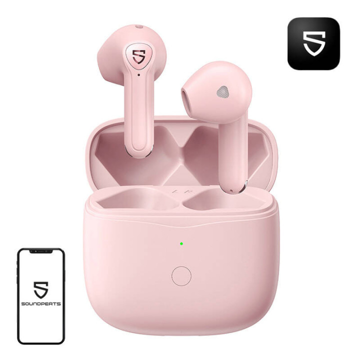 Kõrvaklapid TWS Soundpeats Air 3 (roosa)