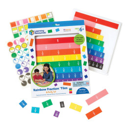 Rainbow Fraction plaadid koos kandiku õpperessurssidega LER 0615
