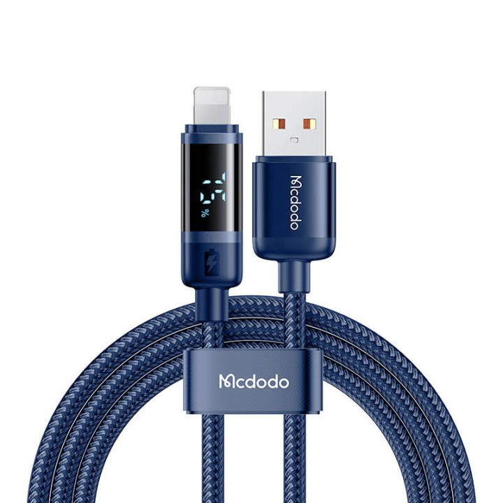 Mcdodo CA-5001 Кабель USB-A — Lightning, 100 Вт, 1,2 м (синий)