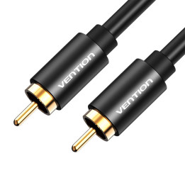 Audio kabeļa RCA ventilācija VAB-R09-B150 1,5 m (melns)