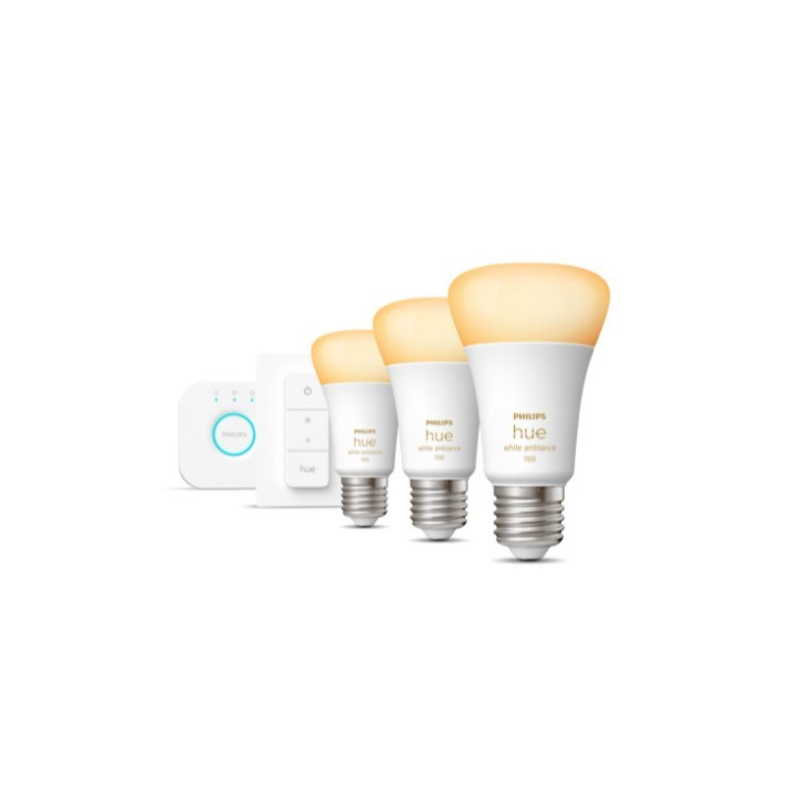 Philips Hue mostek + 3x E27 8,5W WA BT + slēdzis