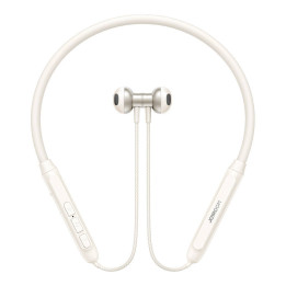 Joyroom JR-D8 wireless neckband headphones (cream white)