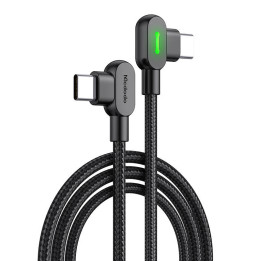 USB-C uz USB-C Mcdodo 60 W kabelis, 2 m (melns)