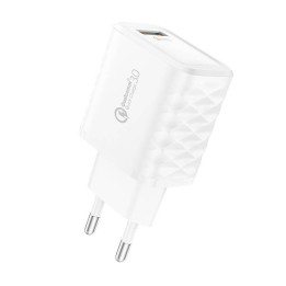 Foneng EU54 18W USB-A, 3A tinklo įkroviklis (baltas)