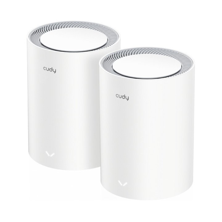 НАМО СИСТЕМА WI-FI MESH M3000(2-PACK) V2.0 Wi-Fi 6 2,4 ГГц, 5 ГГц, 574 Мбит/с + 2402 Мбит/с CUDY