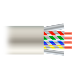 SAFIRE SF-UTP6-100-H-23AWG-G Cat6 UTP tinklo kabelis 100 m ritė gryno vario 23AWG vidaus PVC pilka