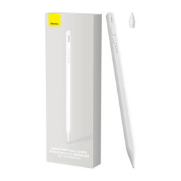 Стилус Baseus Smooth Write 2 со светодиодными индикаторами (белый)