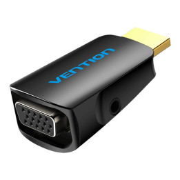Adapteris no HDMI uz VGA Vention AIDB0 ar 3,5 mm audio pieslēgvietu