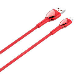LDNIO LS662 USB - Micro USB 2m, 30W kaapeli (punainen)