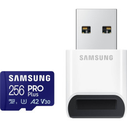 Atmiņas karte Samsung PRO Plus micro SDXC 256 GB U3 A2 V30 (MB-MD256SB/WW)