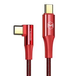 Kabelis no USB-C uz USB-C Mcdodo CA-8321 100 W 90 grādi 1,2 m (sarkans)