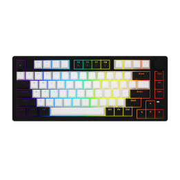 Dareu EK75 RGB vadu tastatūra (melnbalta)