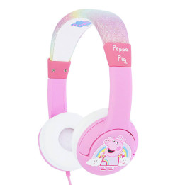 Laidinės ausinės vaikams OTL Peppa Pig Glitter (rožinė)