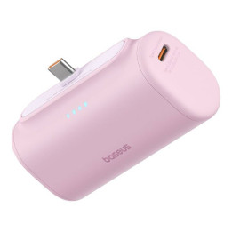 Powerbank Baseus Compact USB-C 5000mAh, 20W (vaaleanpunainen)