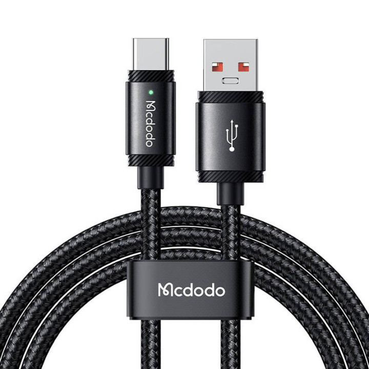 Kabelis no USB-A līdz USB-C Mcdodo CA-4730, 120 W, 1,5 m (melns)