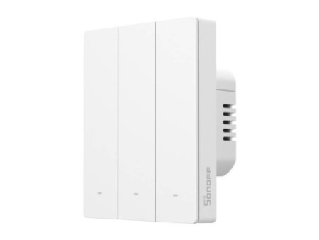 M5-3C-80W WiFi Matter viedais sienas slēdzis (3 kanālu, rāmim)