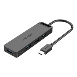 Hub 5in1 su 4 prievadais USB 3.0 ir USB-C laidu Vention TGKBF 1m