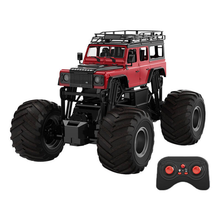 Nuotolinio valdymo pultas RC nuotolinio valdymo pultas automobilis 1:8 Double Eagle (raudonas) Land Rover Defender E375-003