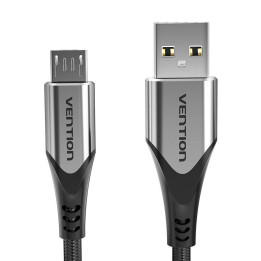 Кабель USB 2.0 A на Micro USB Vention COAHD 3A 0,5м серый