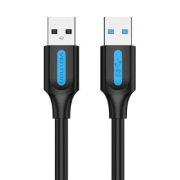 USB 3.0 laidas Ventiliacija CONBD 2A 0,5 m juodas PVC