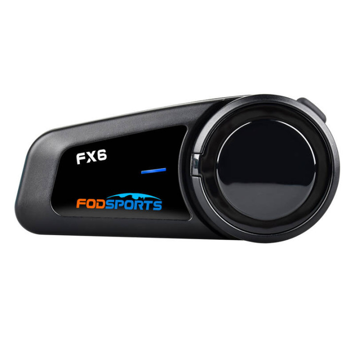 Fodsports FX6 motociklu domofons (melns)