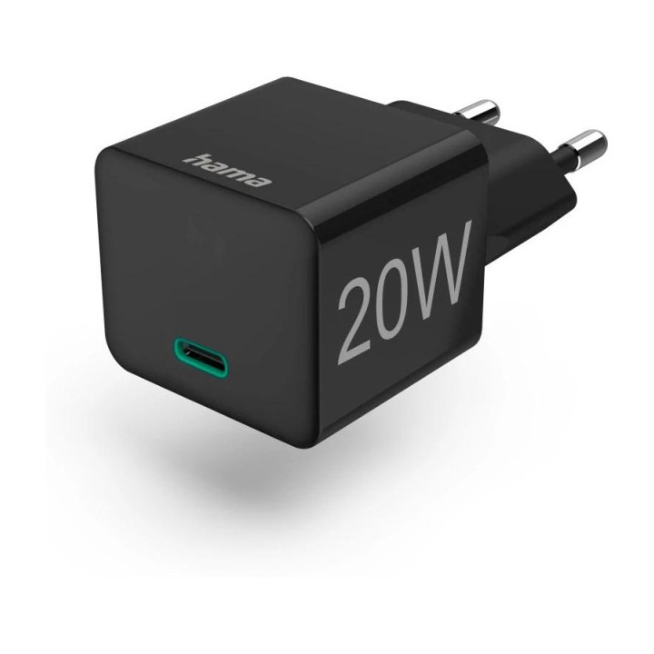 Hama mini 20W, PD/QC 3.0, черный