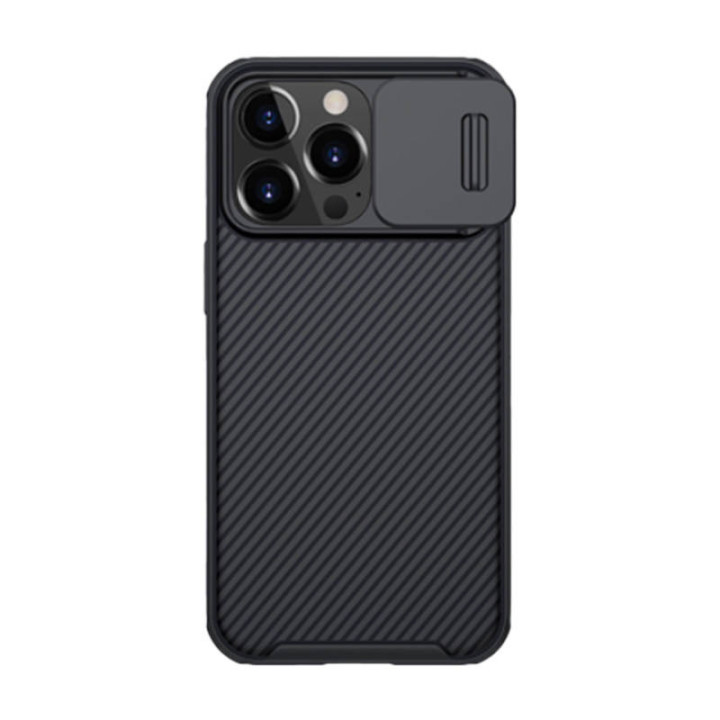 Dėklas Nillkin CamShield Pro, skirtas Apple iPhone 13 Pro (juodas)