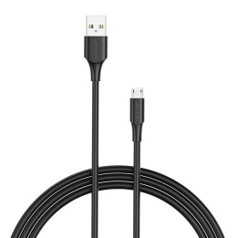 Kabelis nuo USB 2.0 iki mikro USB ventiliacijos CTIBD 2A 0,5 m (juodas)