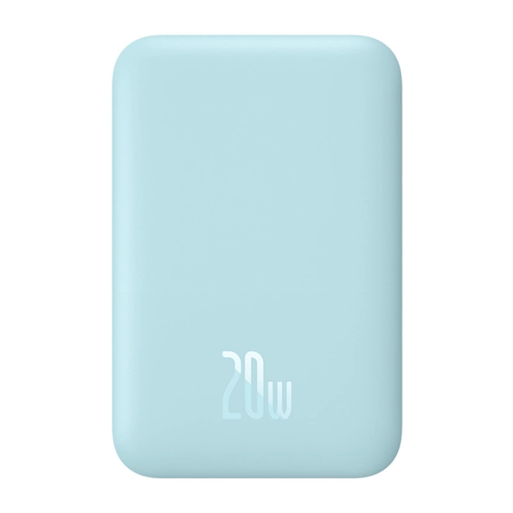 Powerbank Baseus Magnetic Mini 6000mAh, USB-C 20W MagSafe (mėlyna)