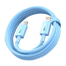 Кабель USB-C — Lightning Baseus ,PD 20Вт 1м (синий)