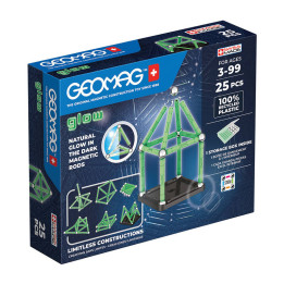 Glow taaskasutatud magnetplokid 25 tükki GEOMAG GEO-328