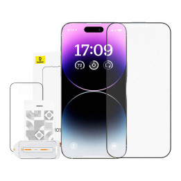 Rūdīta stikla pamatne kristāliska pretatspīduma iPhone 14 ProMax