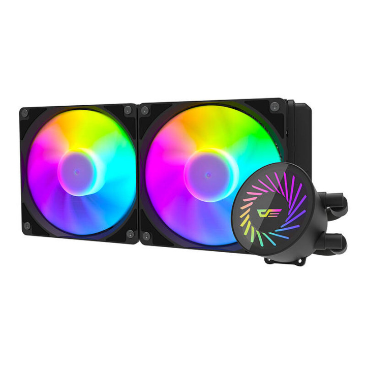 Darkflash DCS240 CPU šķidruma dzesēšana (melns)