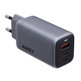 Seinalaadija Aukey PA-B6U, 1xUSB-A, 2xUSB-C, 67W (hall)