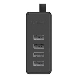 Orico W5P-30 USB į 4x USB 2.0 šakotuvo adapteris (juodas)