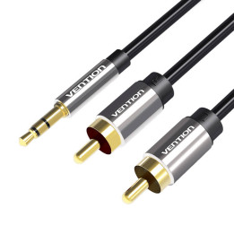 Vention Audio Mini Jack 3,5mm do 2x RCA, 3m