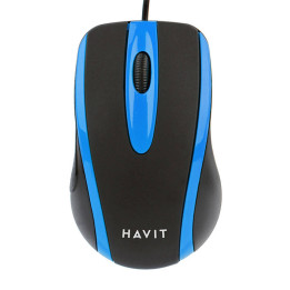 Universaalne hiir Havit MS753 (must ja sinine)