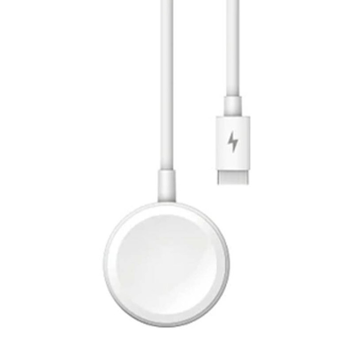 Индукционное зарядное устройство 2-в-1 для Apple Watch/Lightning Joyroom S-IW002S 1,5 м (белое)