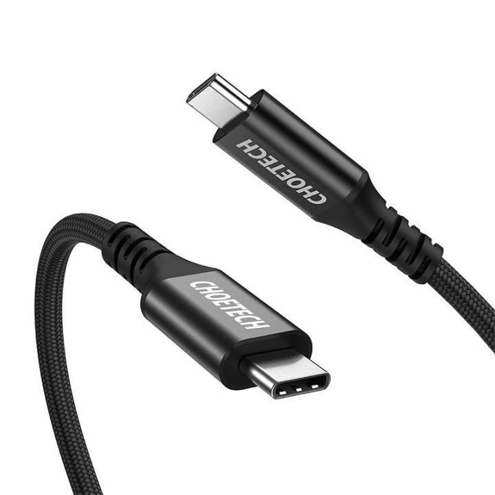USB-C į USB-C laidas 3.1 Choetech XCC-1007 GEN2 10Gbps 4K 100W 2m (juodas)