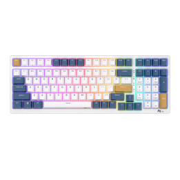 Mechaninė klaviatūra Royal Kludge RK98 RGB, raudonas jungiklis (mėlynas)