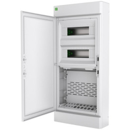 VIRSMAS UZSTĀDĪŠANAS SADALES SKAPIS 24-MODULU ELEGANT-TWIN-2X12/NT/W/EPN Elektro-Plast