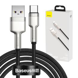 USB-кабель для USB-C Baseus Cafule, 66 Вт, 2 м (черный)
