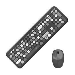 Bezvadu tastatūra + peles komplekts MOFII 666 2.4G (melns)