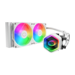 Cooler Master MasterLiquid 240 Core II ARGB vedenjäähdytin (valkoinen)