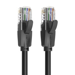UTP CAT6 Vention IBEBV RJ45 Ethernet tinklo kabelis 1000Mbps 40m juodas