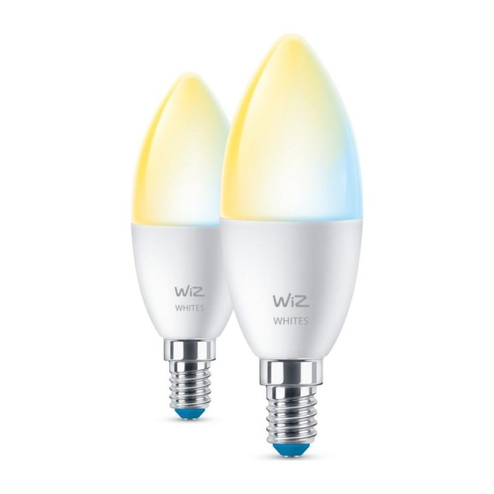 WiZ,Candle,4,9W,2700-6500,C37,E14,2 pcs lightsource