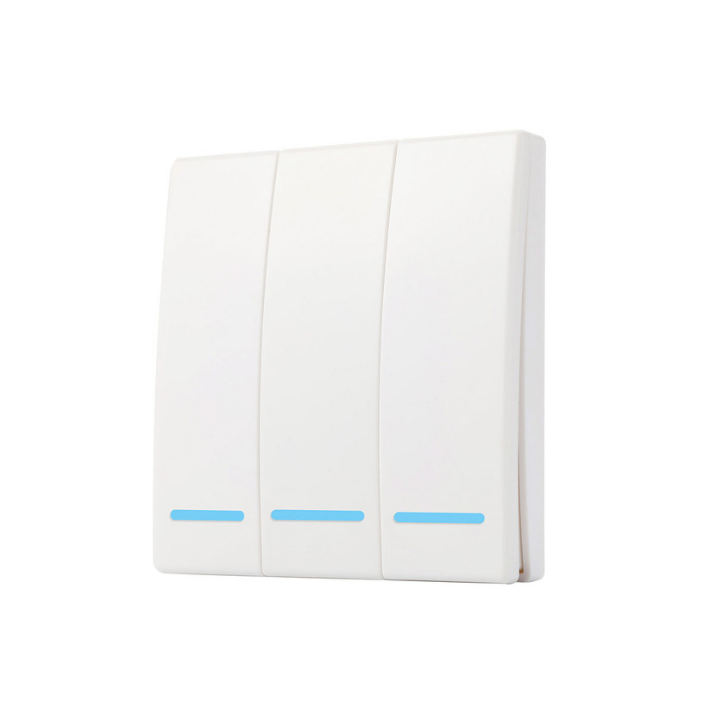 SmartWise RF3 3-rühmaline juhtmevaba RF seinalüliti